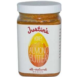 Justins Nut Butter Natural Honey Almond Butter, 16 OZ  