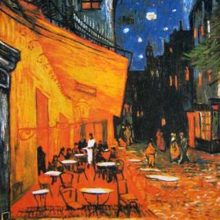 cafe terrace at night by vincent van gogh