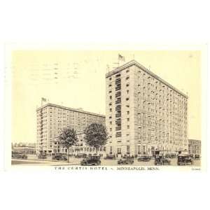  1930s Vintage Postcard The Curtis Hotel   Minneapolis 