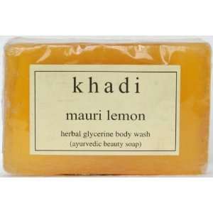  Khadi Hand Made Lemon Soap Bar 4.5 oz   8 Fragrances 