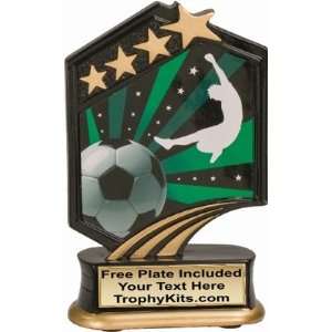 Soccer Trophy Graphic Sport Resin Award  Sports 