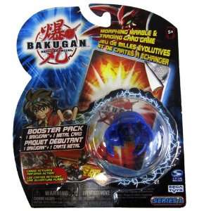  Bakugan Series 1 Booster Pack Aquos [Blue] Laserman Toys 