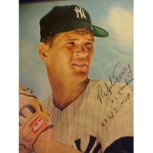 Ralph Terry New York Yankees Autographed 11 x 14 Professionally Matted 