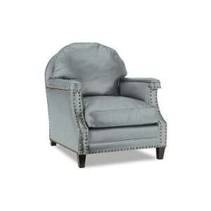  Sonoma Home Randall Club Chair, Chenille Basketweave, Blue Smoke 