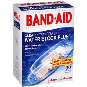 BAND AID CLR WATER BLOCK ASST Pack of 30 by J&J CONSUMER SECTOR ***