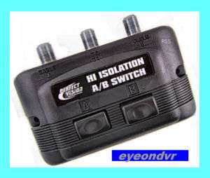 New High Isolation AB Switch Push Button Type TV VIDEO  