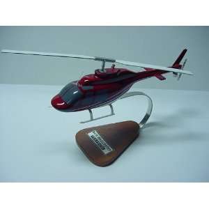  17 inches long Bell Jet Ranger Helicopter Hand Carved from 