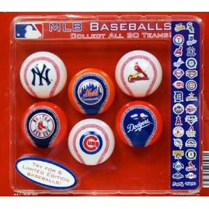   League Baseball 2 Self Vend Baseballs w/Display Card 
