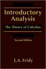 Introductory Analysis, (0122676556), John A. Fridy, Textbooks   Barnes 