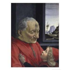   and His Grandson Giclee Poster Print by Domenico Ghirlandaio, 24x32