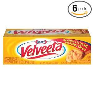 Velveeta, 16 Ounce Loaves (Pack of 6)  Grocery & Gourmet 