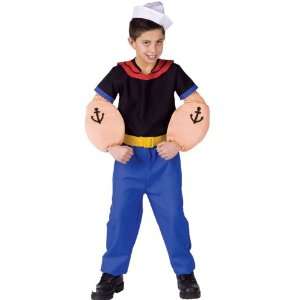  Popeye Costume Child Medium 8 10 Toys & Games