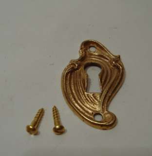 Victrola 330 Period Phonograph Left Door Key Escutcheon  