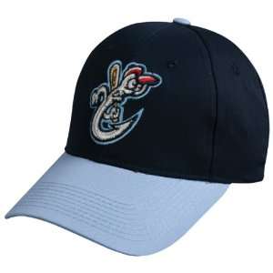   HOOKS Navy/Light Blue Hat Cap Adjustable Velcro TWILL Astros