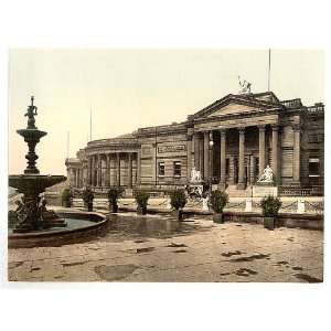 The art gallery,museum,Liverpool,England,1890s 