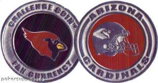 NFL Arizona Cardinals Helmet Poker Chips Card Guard  