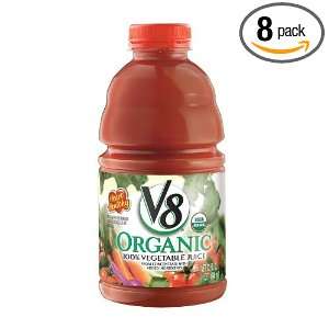 V8 Vegetable Juice, 32 Ounce (Pack of 8)  Grocery 
