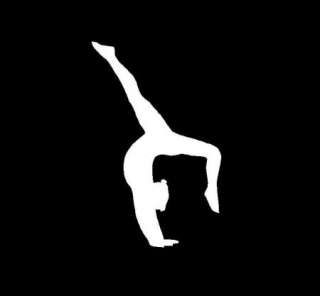 Gymnastics Tumbling Balance Beam Sticker/Decal (B)  