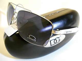 DG Eyewear MEN`S NAVIGATOR Sunglasses & CASE, MOST RECENT White 