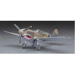   Hasegawa 1/48 Curtiss P 40E Warhawk Airplane Model Kit Toys & Games