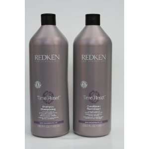  Redken Time Reset Shampoo & Conditioner Duo 33.8oz Beauty
