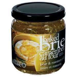  Gourmet Village Baked Brie Topping   Jar   Pear & Rosemary 