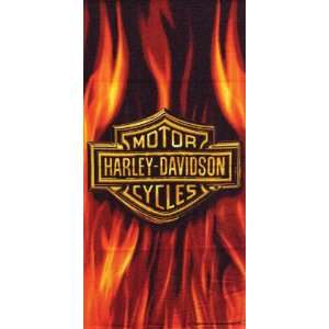  Harley Golden Flame 30 x 60 Inch Towel