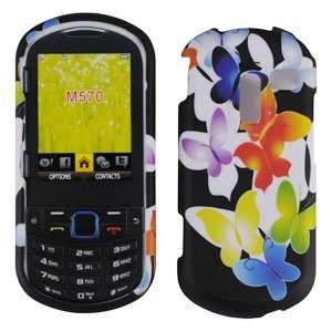 Samsung Exclaim 2 / Restore M570 Color Butterfly Premium Designer Hard 