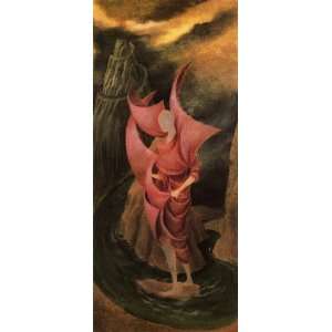 Hand Made Oil Reproduction   Remedios Varo   32 x 74 inches   Ascent 