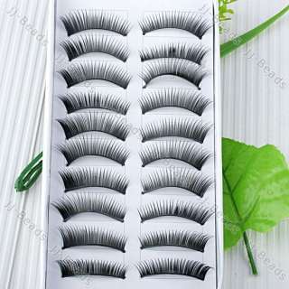 10 pairs false makeup eyelashes very thick and long your can