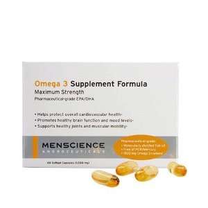  Menscience Androceuticals Omega 3 Supplement Formula 60 