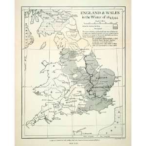   Map Wales England Warwick Worcester Carlisle Dover   Original