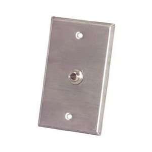  Pro Co WP1017 (1) 1/4 TRS Jack Wallplate Single Gang 