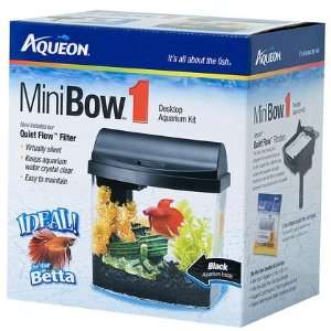  Aqueon Mini Bow   Black   1 gallon (Quantity of 2) Health 