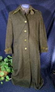 Vintage Green Wool BK ALPEN LODEN Coat Sz 42  