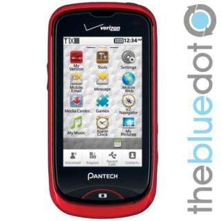 Pantech Hotshot   Red (Verizon) Smart Phone New 044476818646  
