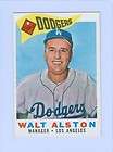 1960 TOPPS 212 WALT ALSTON DODGERS NM MT  