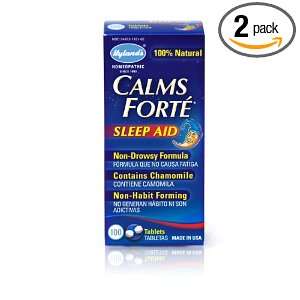 Hylands Calms Forte 100s   1 Ct, 2 Pack Health 
