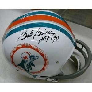  Bob Griese Signed Dolphins Full Size RK Authentic Helmet 