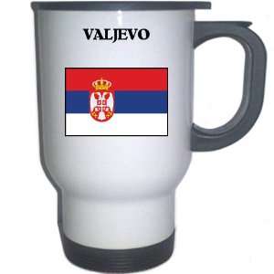  Serbia   VALJEVO White Stainless Steel Mug Everything 
