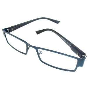   Collection Fashion Metal Full Frame Reading Glasses Blue Color +2.0