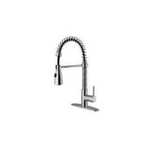  Vigo VG02003CHK1 18 3/4H Pull Out Spray Kitchen Faucet in 