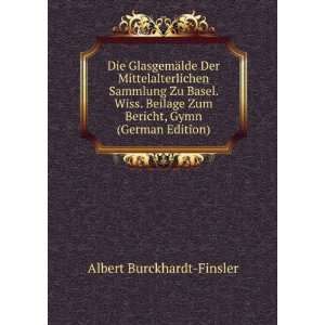   Zum Bericht, Gymn (German Edition) Albert Burckhardt Finsler Books