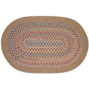   Rug TA 52 8R Tapestry Wheat 8 ft. Round Braided Rug