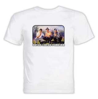 Vatos Locos Forever Blood In Blood Out T Shirt White  