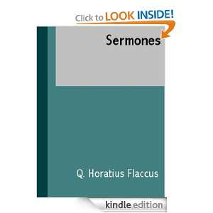Sermones (Latin Edition) Q. Horatius Flaccus  Kindle 