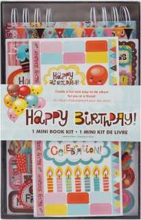    Birthday Surprise Mini Book Kit 8.5X6 by Creative Imaginations