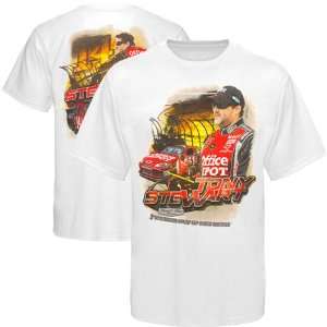  NASCAR Chase Authentics Tony Stewart Draft T Shirt   White 