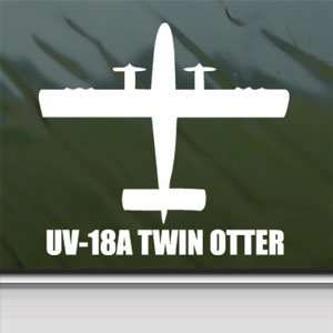  UV 18A TWIN OTTER White Sticker Military Soldier Laptop 