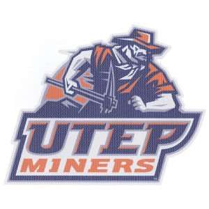  UTEP Miners 12 perforated Decal